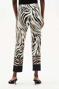 Joseph Ribkoff - Printed Pull-on Straight Cropped Pants