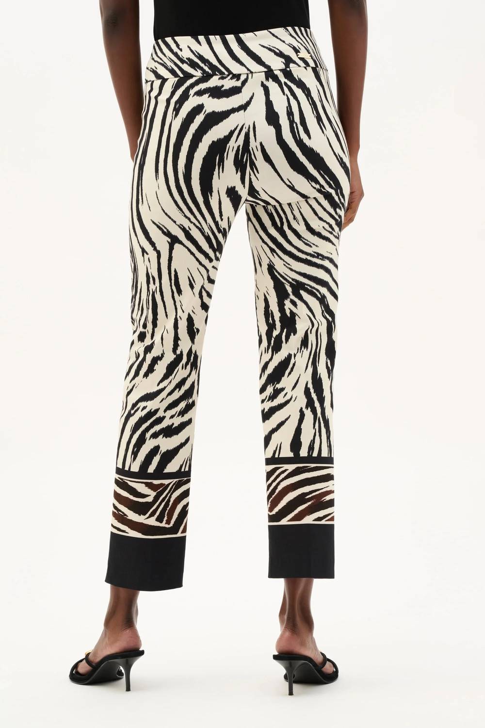 Joseph Ribkoff - Printed Pull-on Straight Cropped Pants