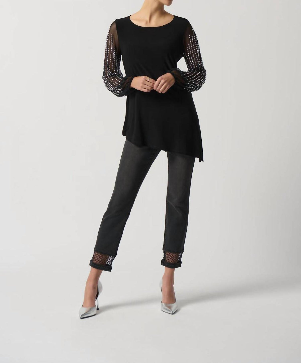 Joseph Ribkoff - Puff Sleeve Tunic Top