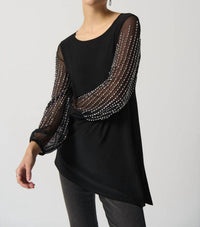 Joseph Ribkoff - Puff Sleeve Tunic Top