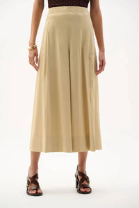 Joseph Ribkoff - Pull-on Poplin Culotte Pants