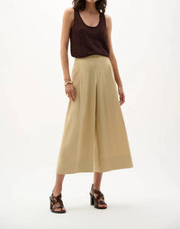 Joseph Ribkoff - Pull-on Poplin Culotte Pants