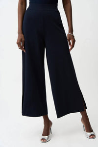 Joseph Ribkoff - Pull On Side Slit Culotte Pants
