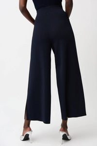 Joseph Ribkoff - Pull On Side Slit Culotte Pants