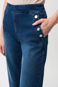 Joseph Ribkoff - Pull On Wide Leg Jeans