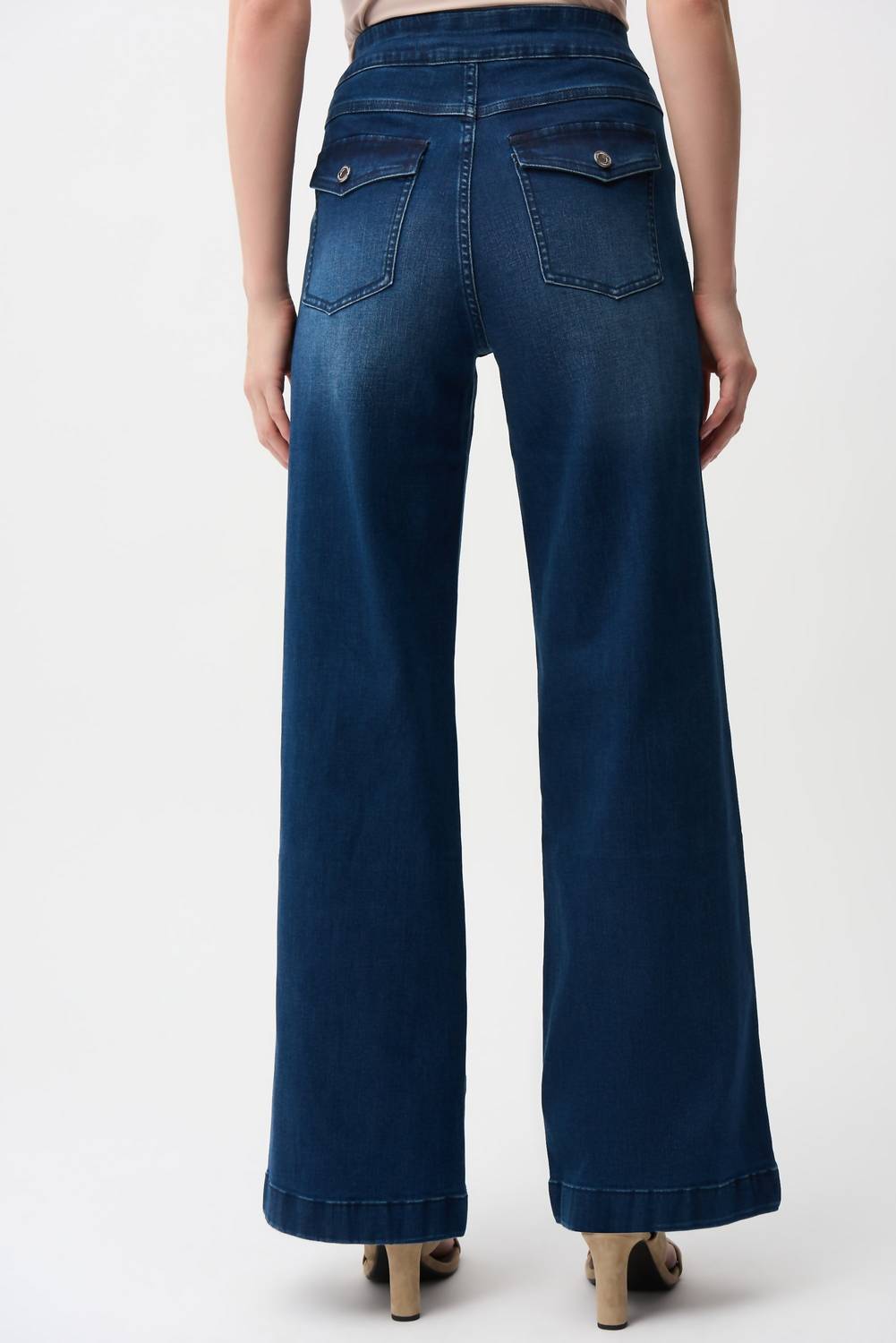 Joseph Ribkoff - Pull On Wide Leg Jeans