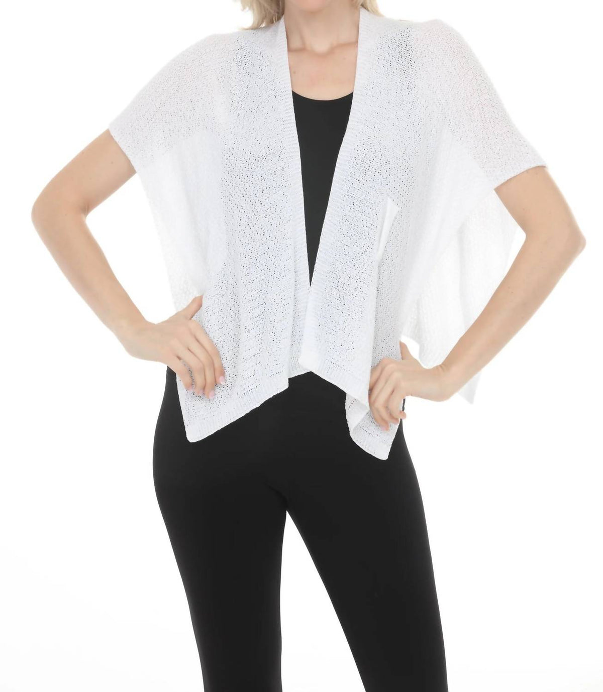 Joseph Ribkoff - Pull-through Knit Shawl Cover-up