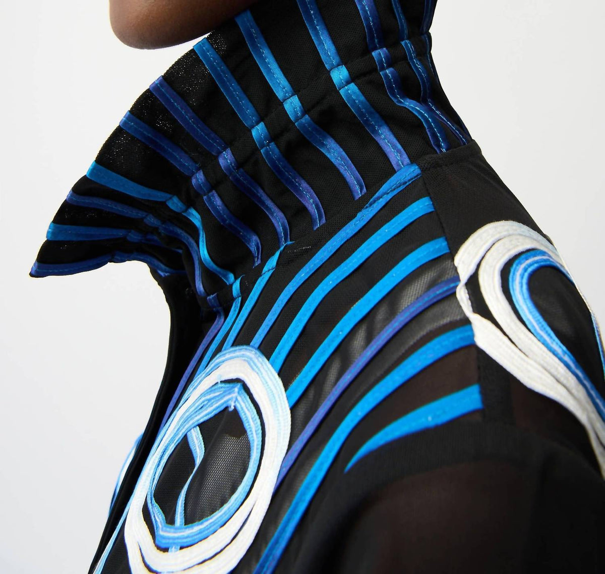 Joseph Ribkoff - Satin Soutache Mesh Jacket
