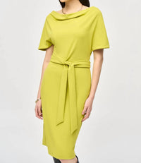 Joseph Ribkoff - Scuba Crepe Midi Dress - clothing - dresses - midi