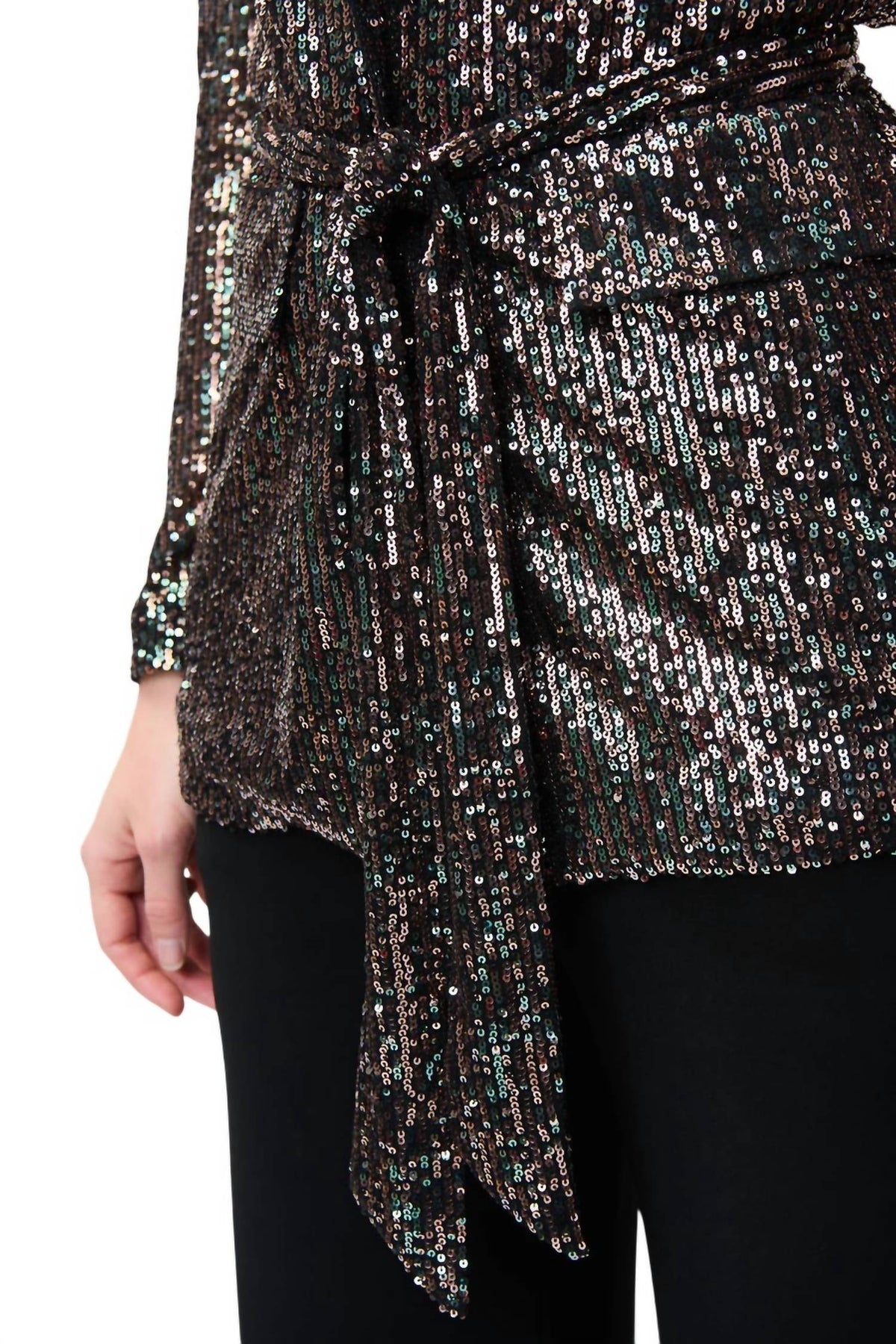 Joseph Ribkoff - Sequin Blazer With Belt