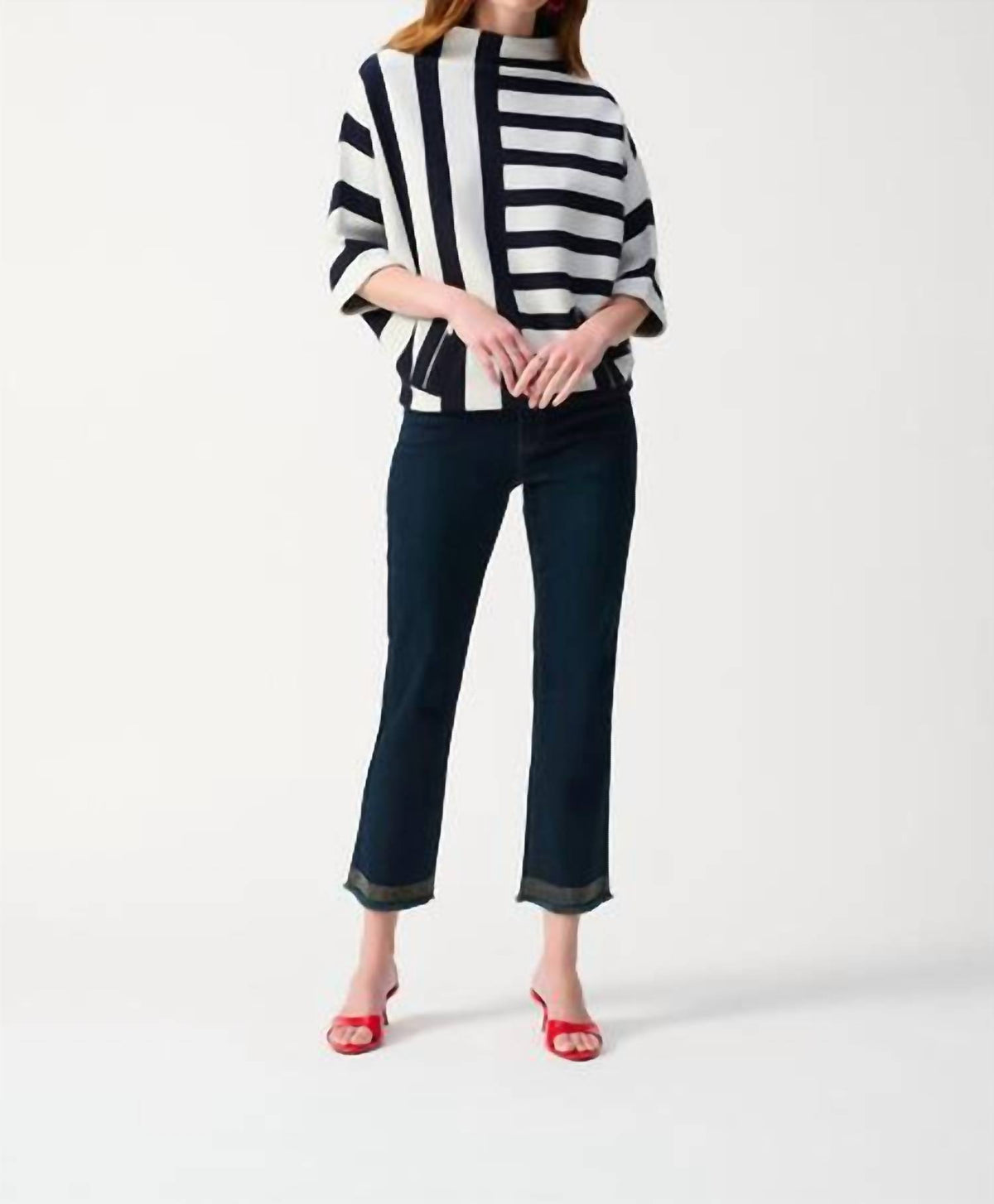 Joseph Ribkoff - Sequin Bottom Jean