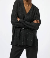 Joseph Ribkoff - Sequined Button Front Relaxed Cardigan