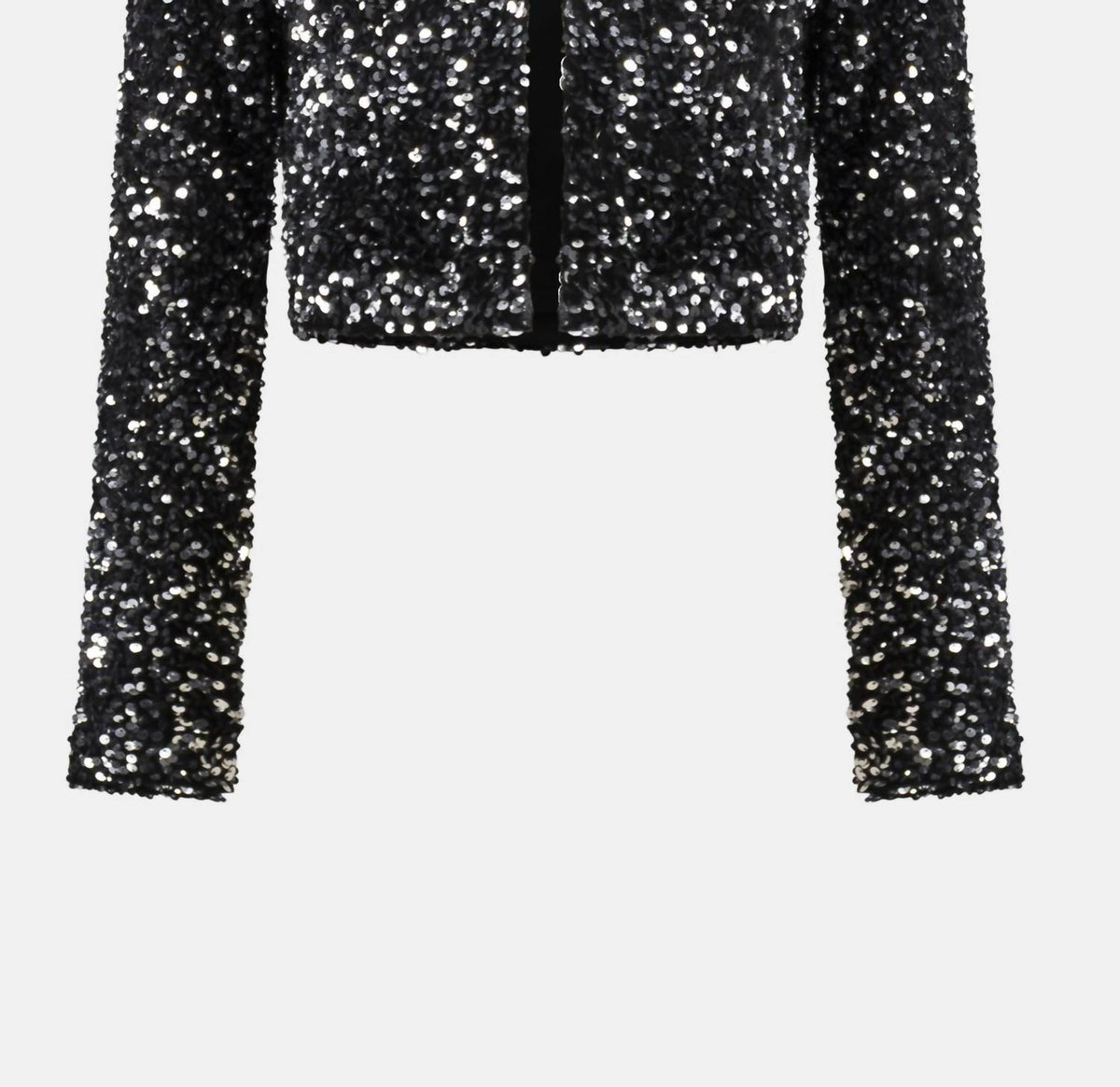 Joseph Ribkoff - Sequined Velvet Cropped Jacket