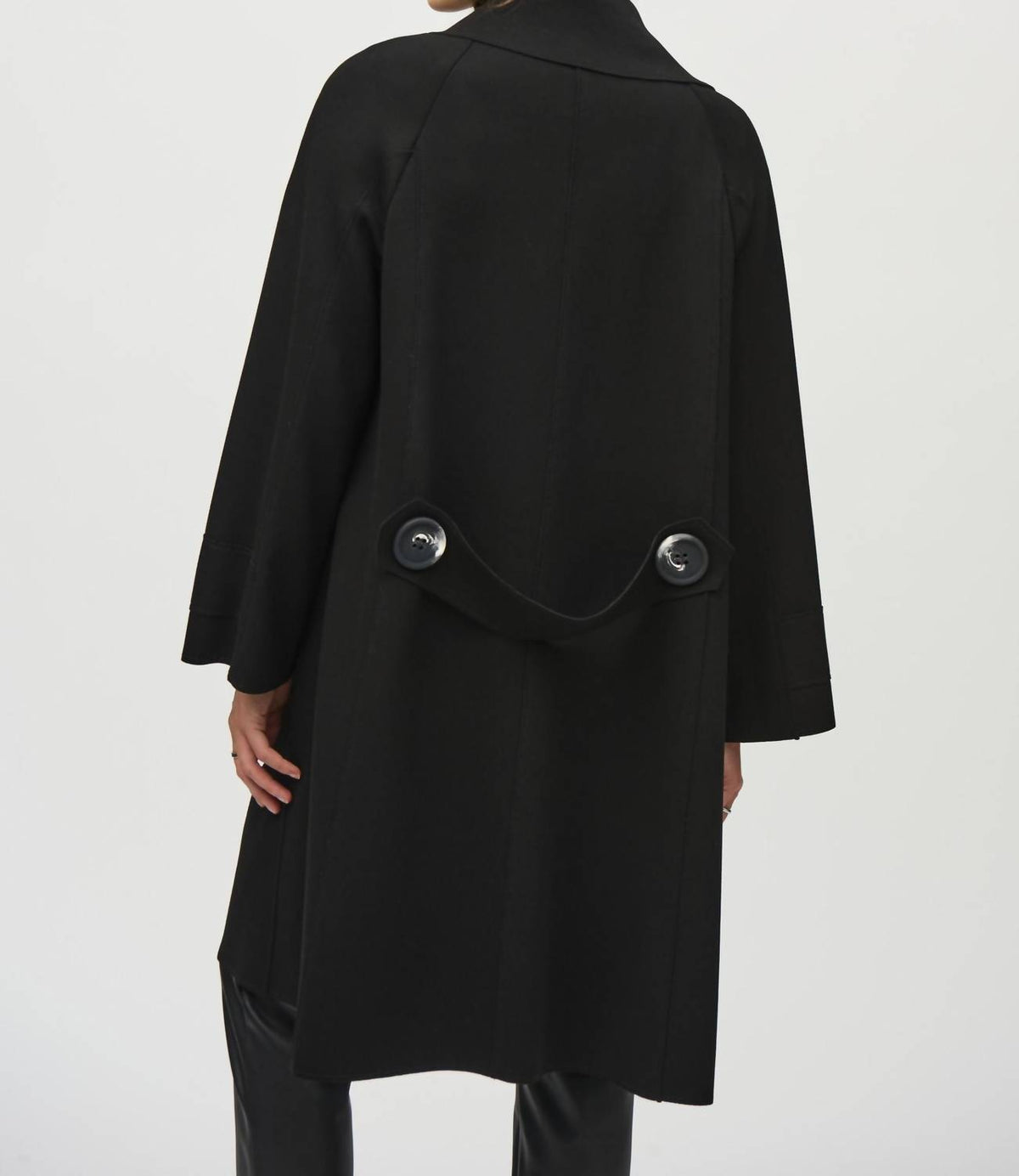 Joseph Ribkoff - Shawl Collar Open Front Long Coat