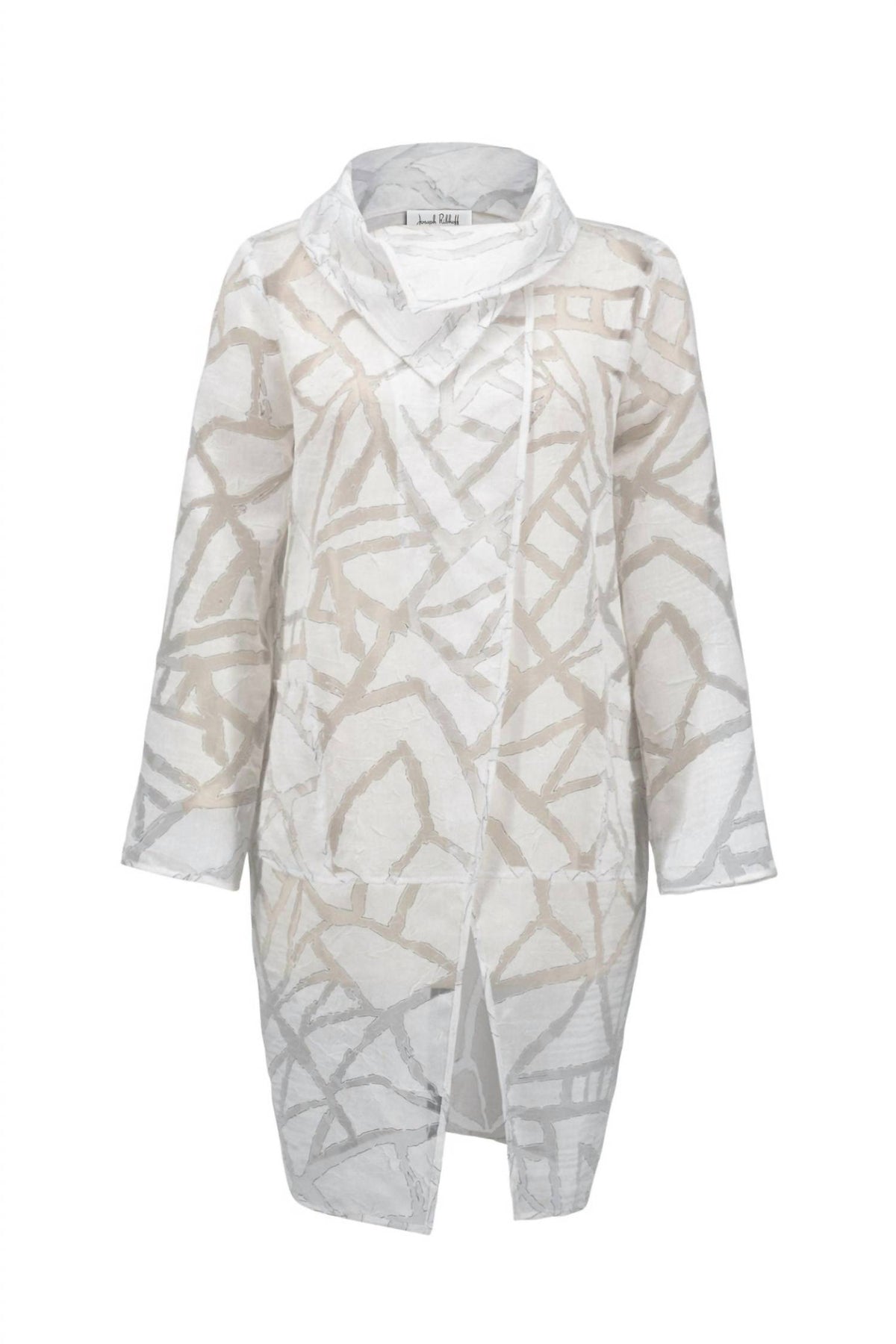 Joseph Ribkoff - Sheer Geometric Jacket