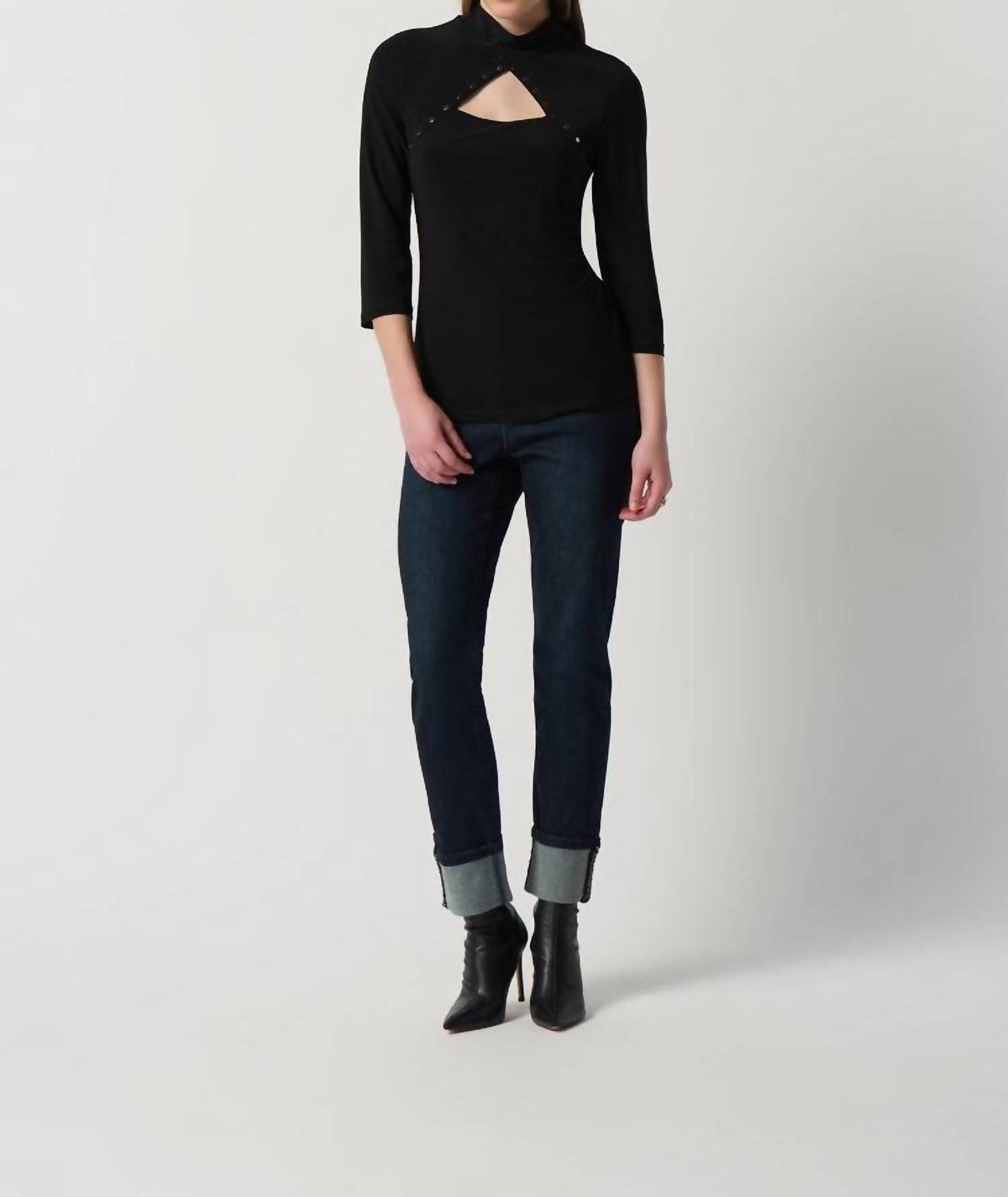 Joseph Ribkoff - Silky Knit Embellished Top