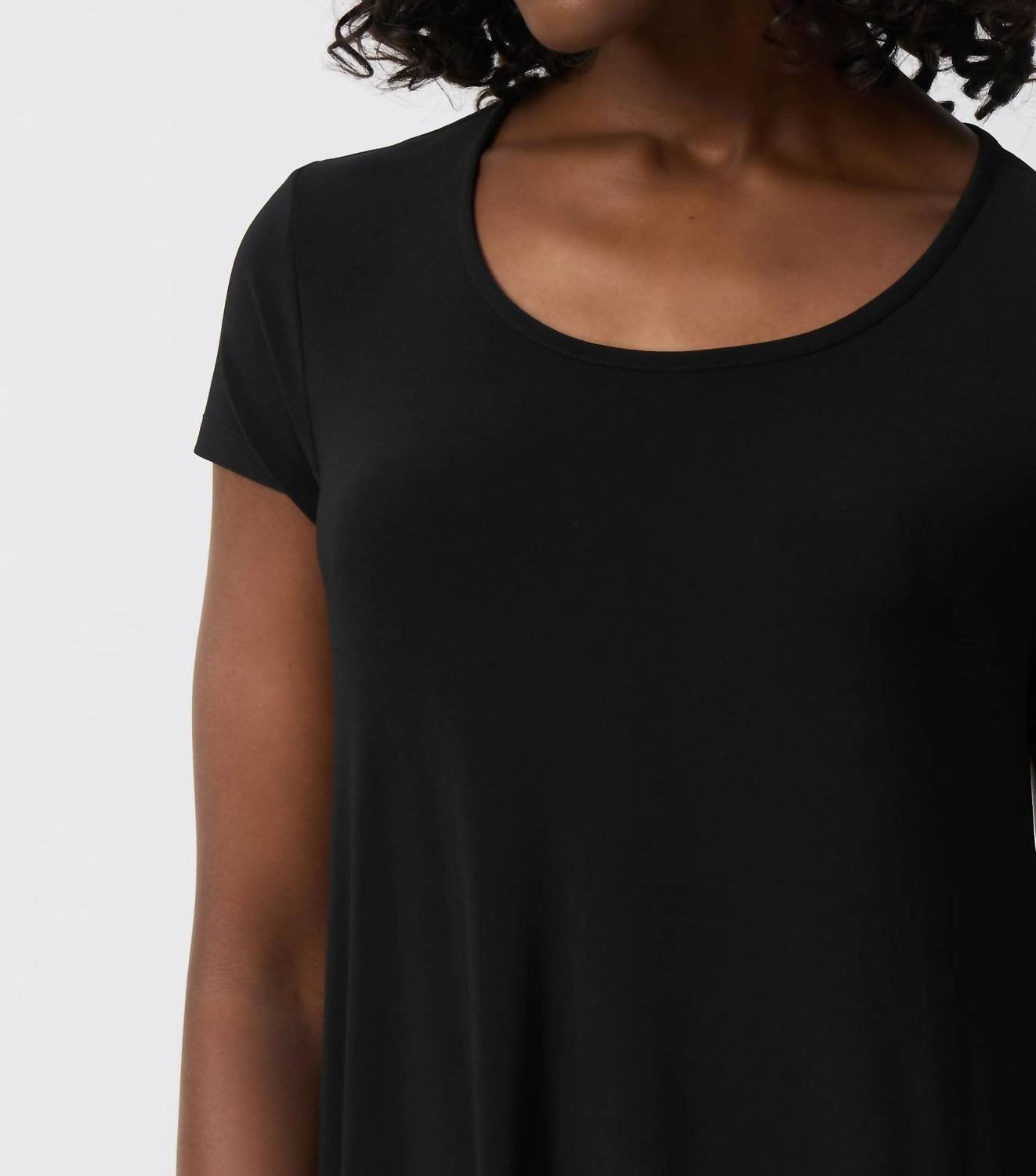 Joseph Ribkoff - Silky Knit Midi Cocoon Dress - black - clothing - dresses