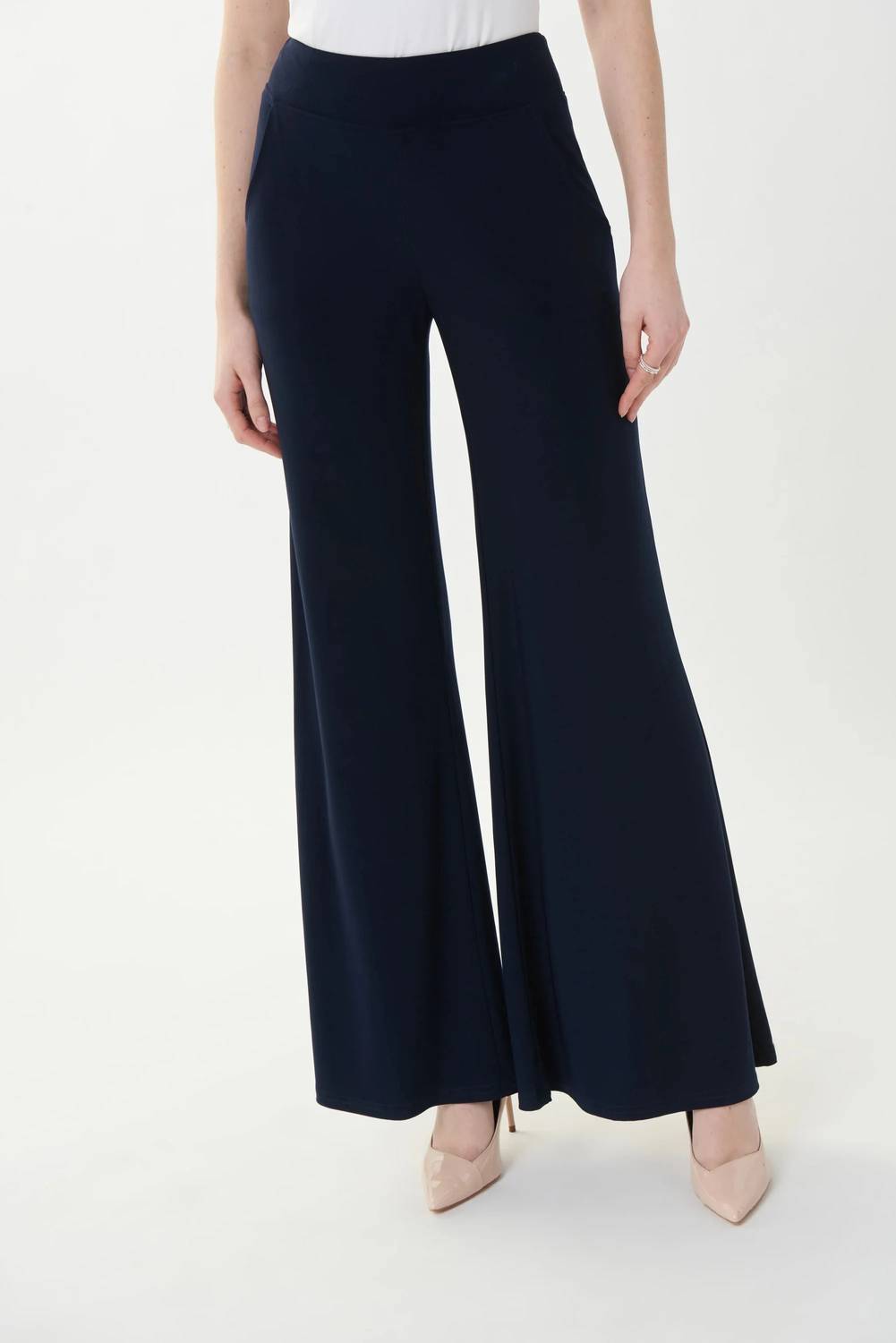 Joseph Ribkoff - Silky Knit Pull On Flared Pants
