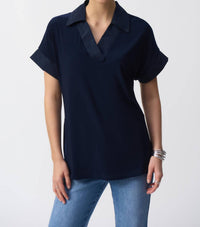 Joseph Ribkoff - Silky Knit Reversible Boxy Top