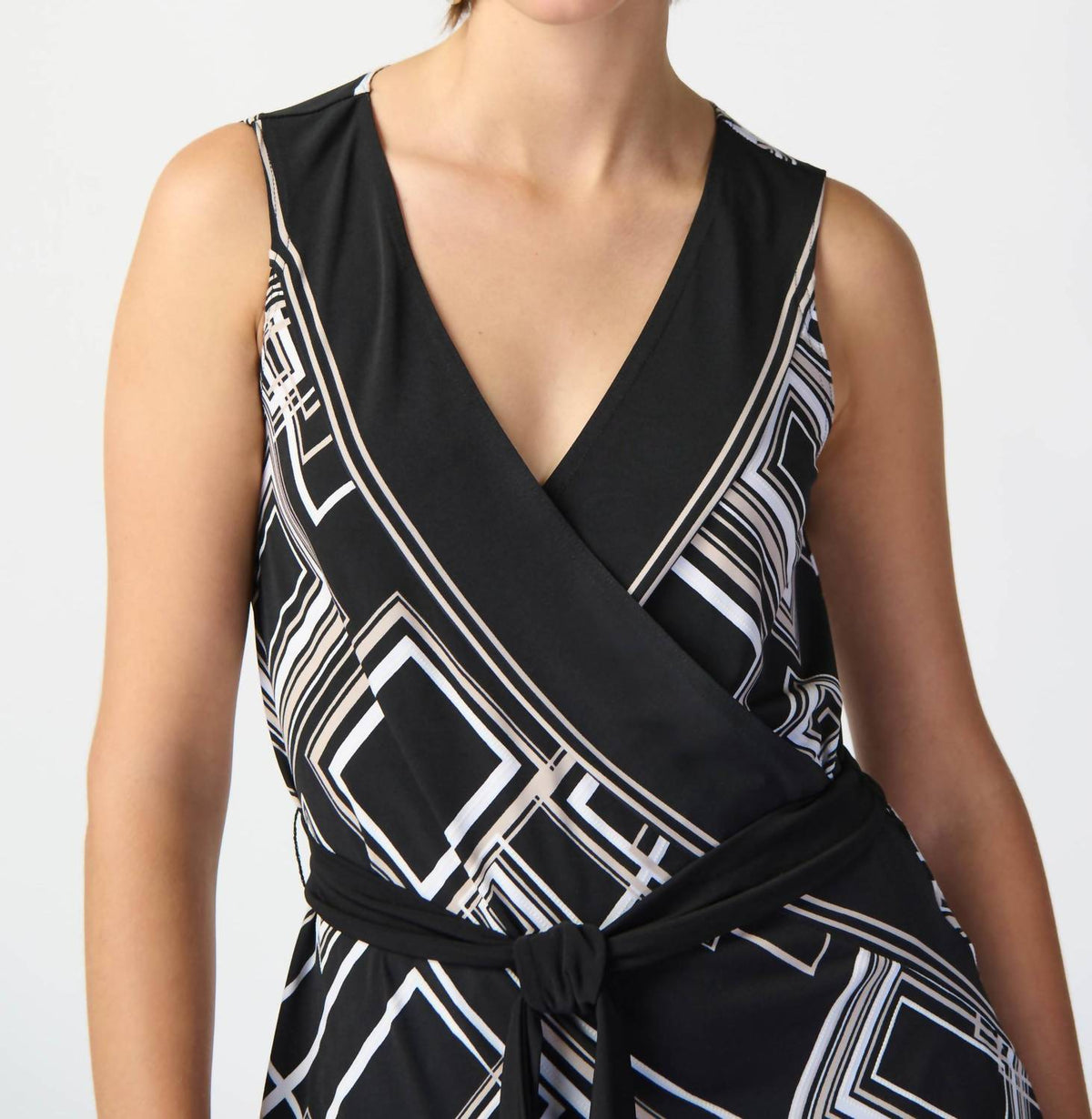 Joseph Ribkoff - Sleeveless Geometric Top