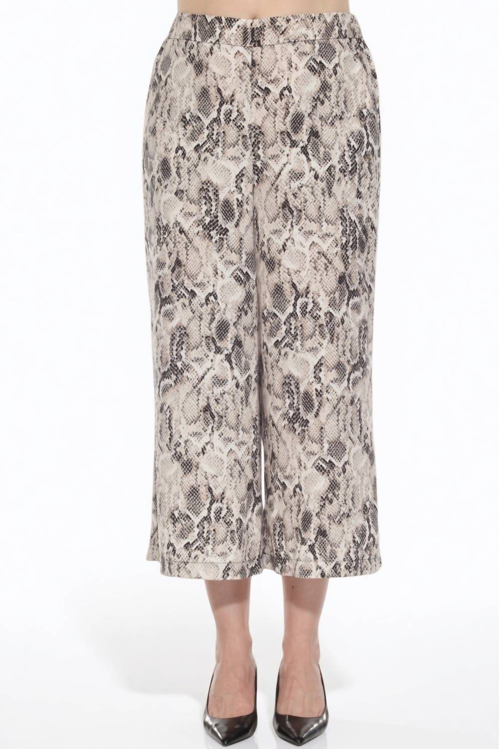 Joseph Ribkoff - Snakeskin Print Culotte Pants