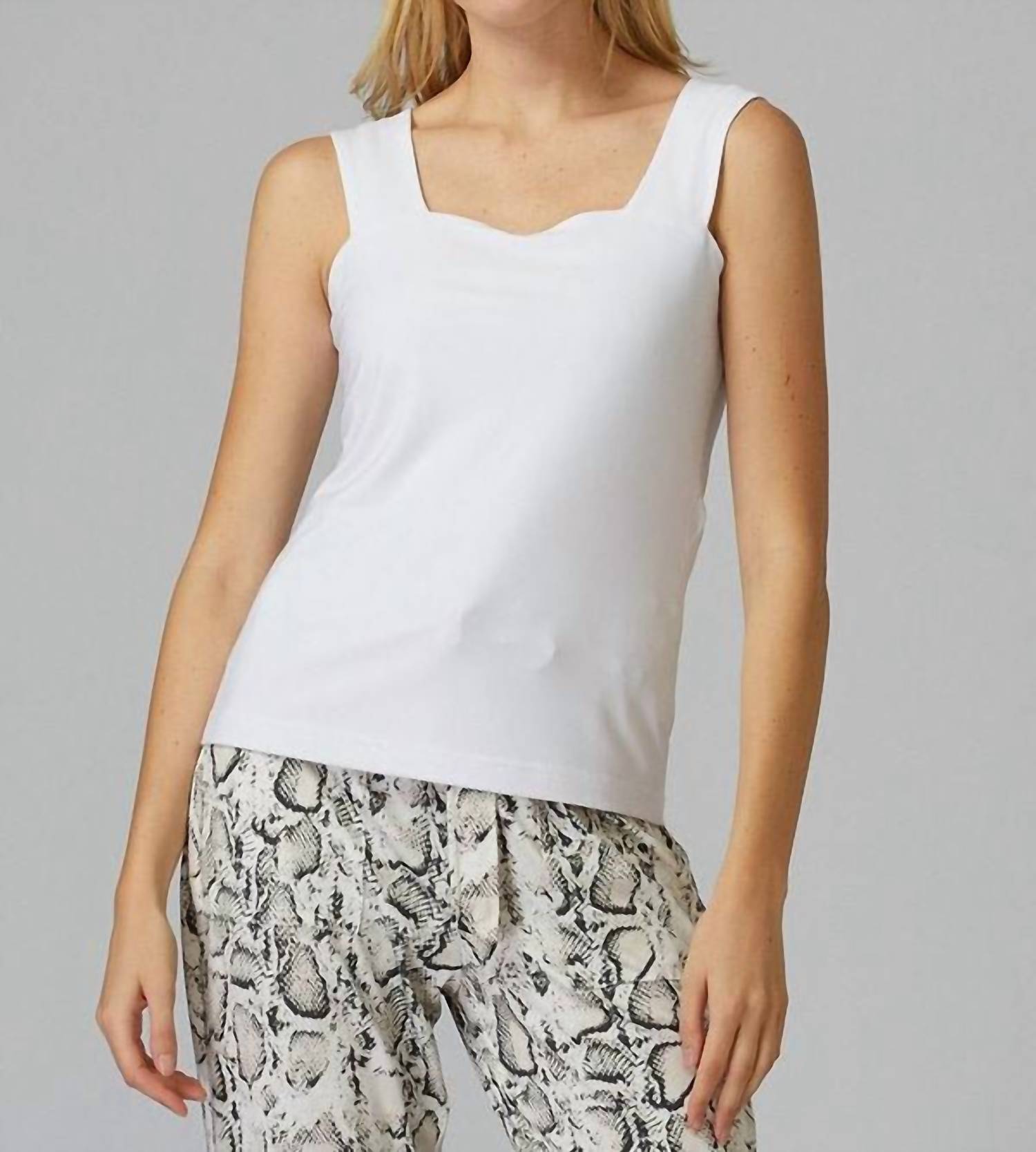 Joseph Ribkoff - Square Neck Camisole Top - camisoles - clothing - polyester