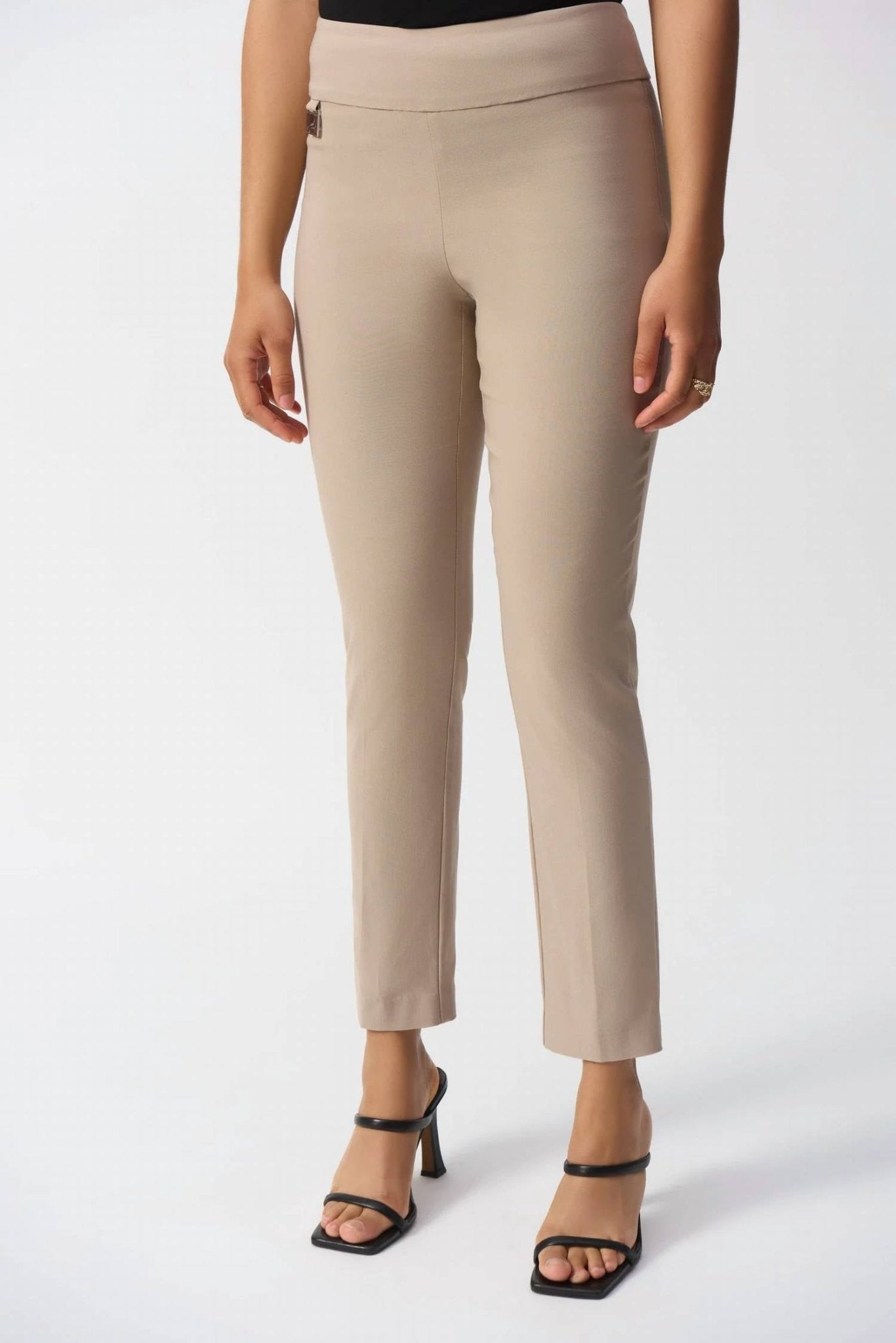 Joseph Ribkoff - Straight leg pant - beige - clothing - pants