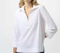 Joseph Ribkoff - Stretch poplin top