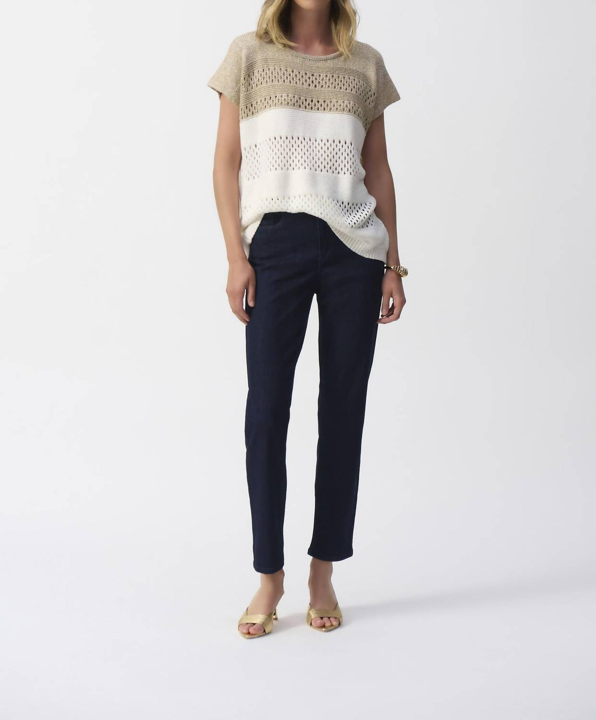 Joseph Ribkoff - Striped Casual Pullover