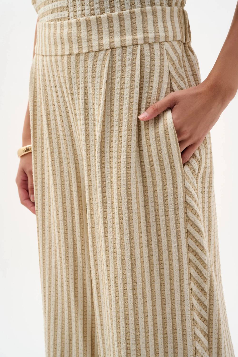 Joseph Ribkoff - Striped Pull-on Palazzo Pants