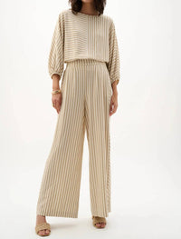Joseph Ribkoff - Striped Pull-on Palazzo Pants