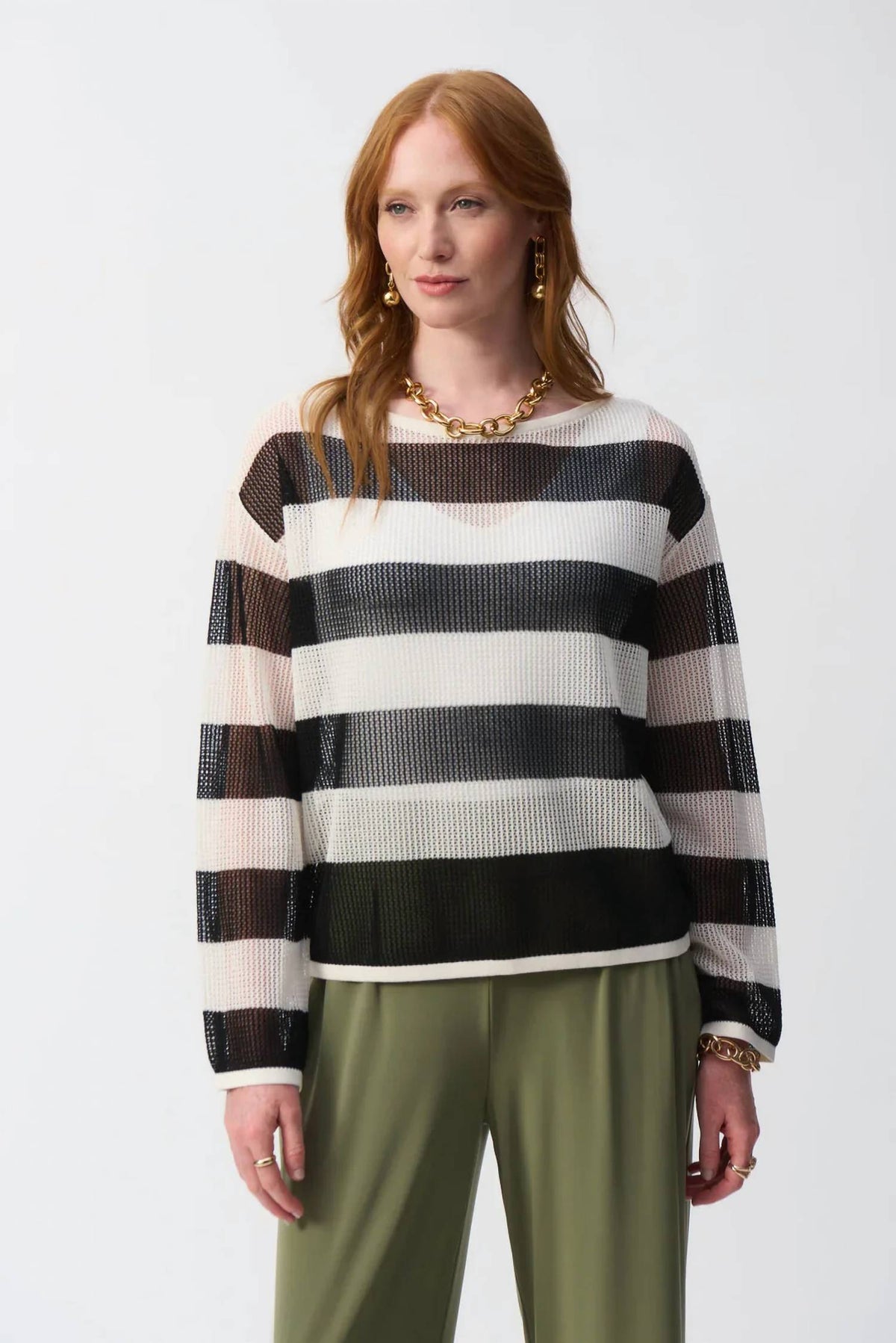 Joseph Ribkoff - Sweater Knit Pullover Top