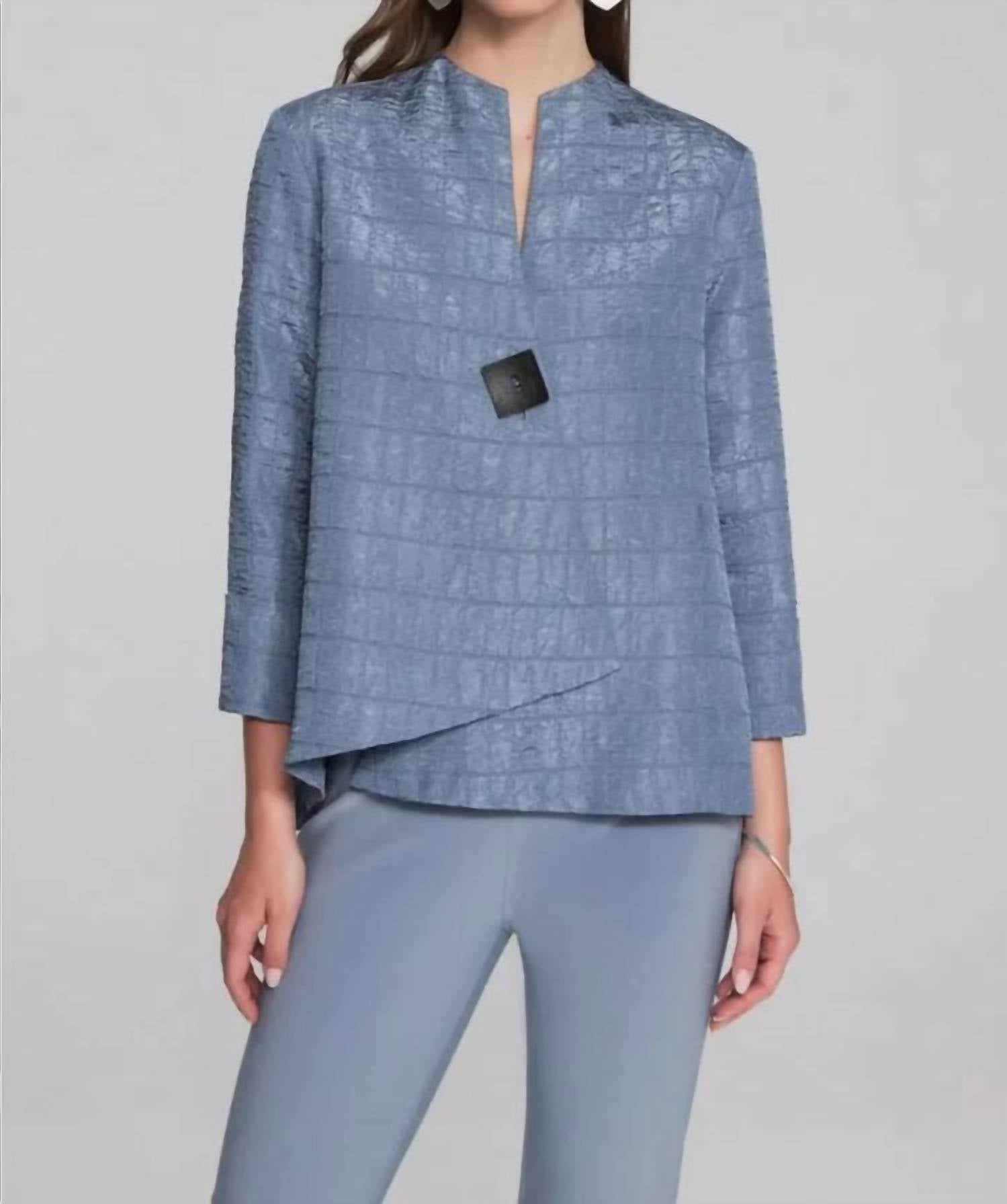 Joseph Ribkoff - Swing Jacket - blue - casual - jacket - clothing