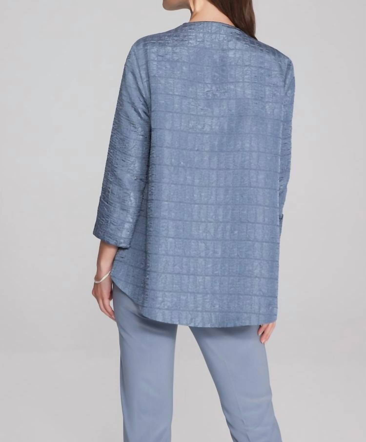 Joseph Ribkoff - Swing Jacket - blue - casual - jacket - clothing