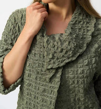 Joseph Ribkoff - Textured Cowl Neck Jacket