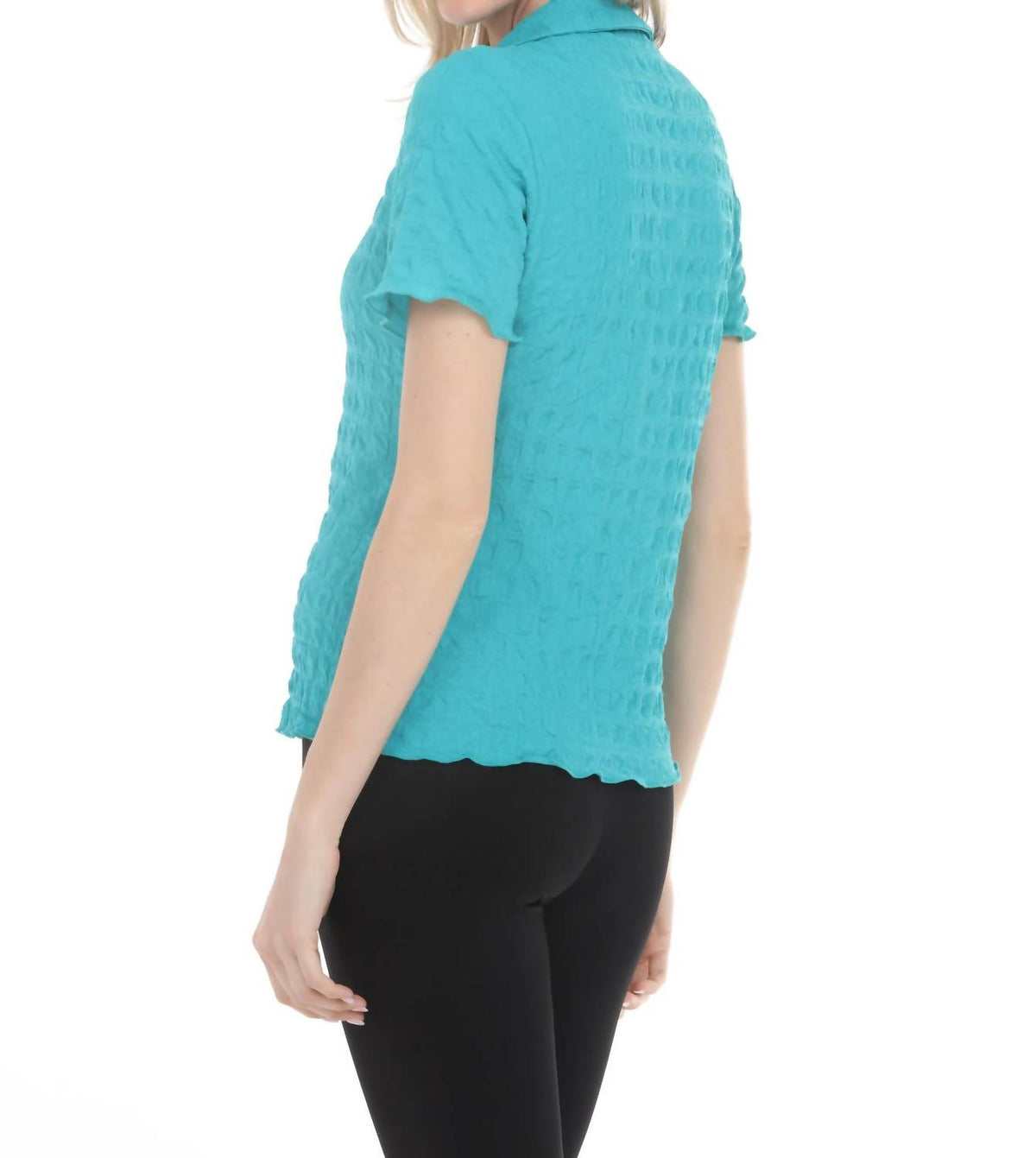 Joseph Ribkoff - Textured Knit Quarter Zip Top
