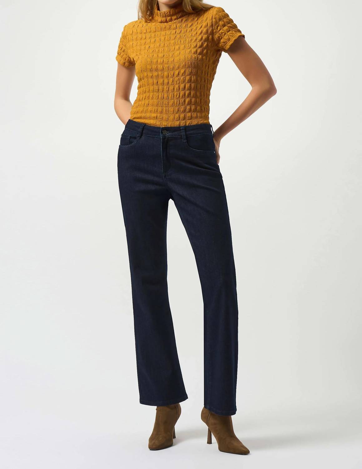 Joseph Ribkoff - Tilly Textured Knit Fitted Top