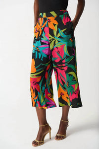 Joseph Ribkoff - Tropical Print Culotte Trousers