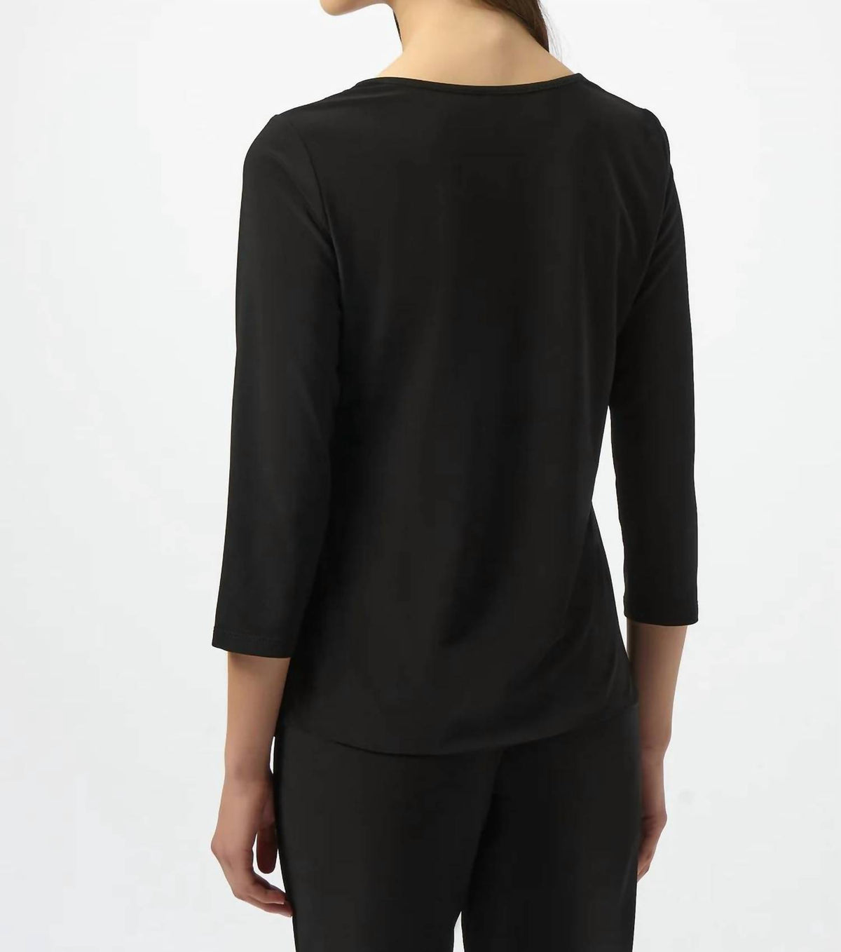 Joseph Ribkoff - V-neck Sequined Straight Top