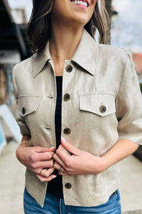 Joseph Ribkoff - Women's Foiled Jacket