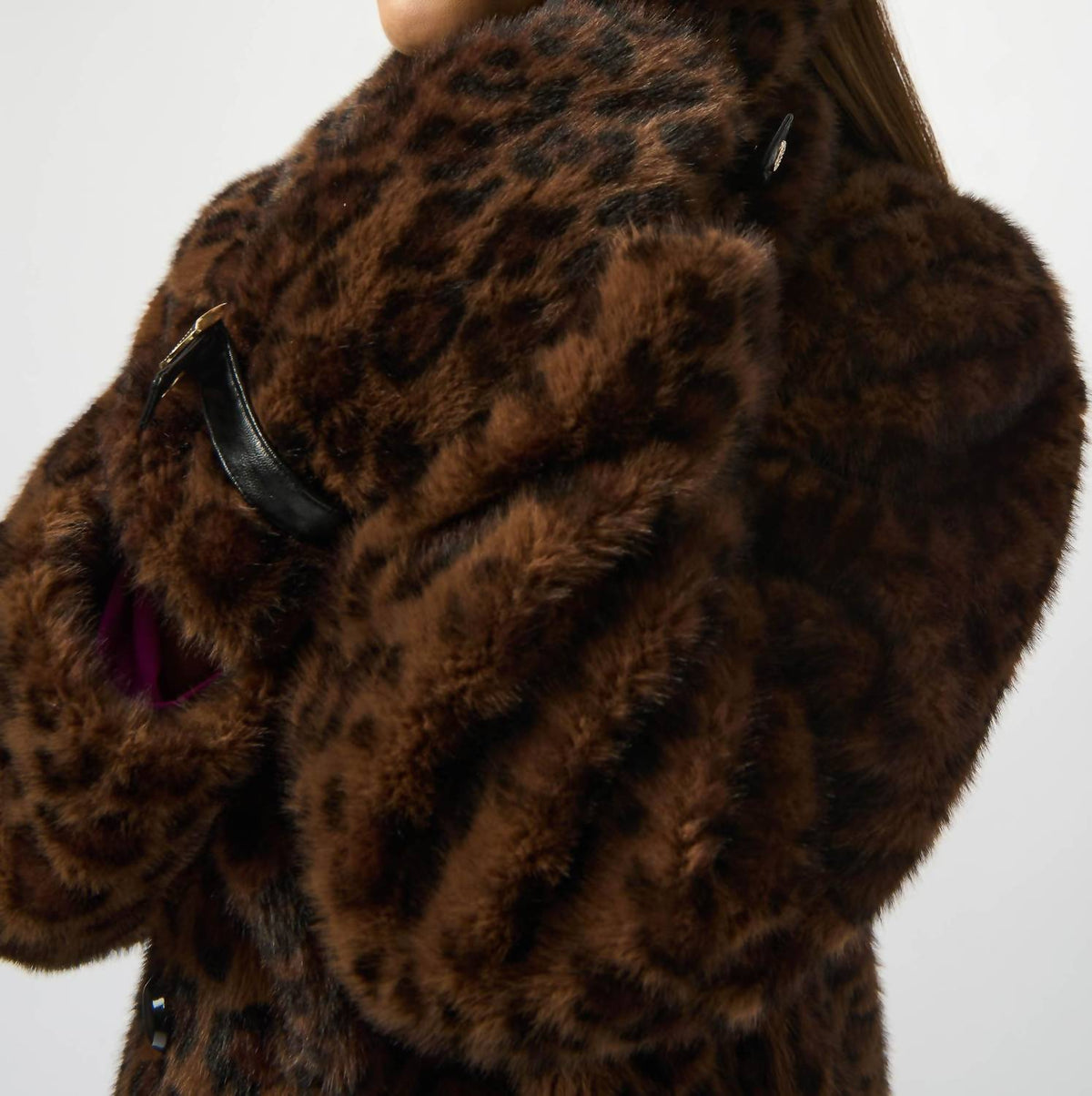 Joseph Ribkoff - Women's Leopard Mittens