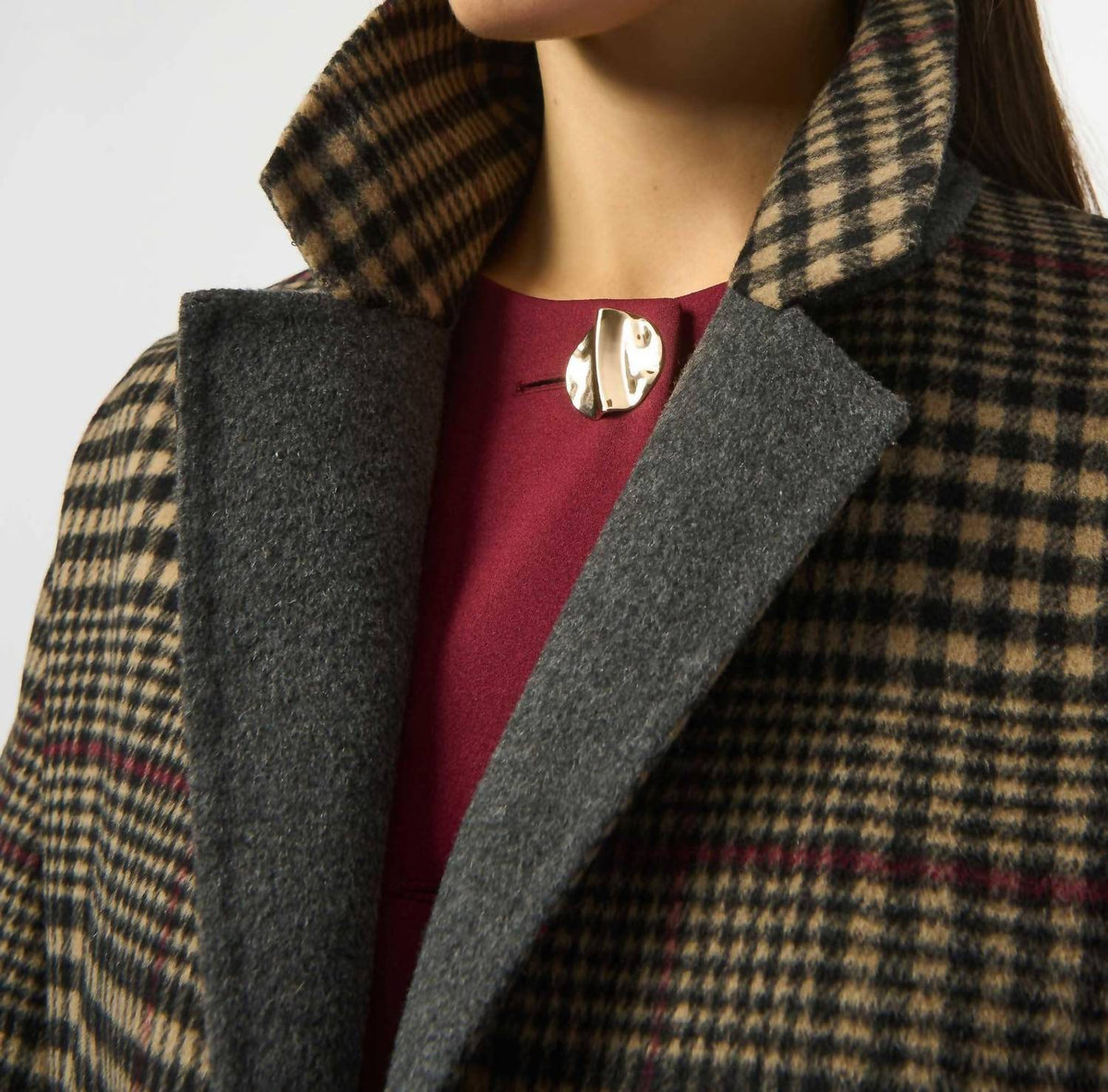 Joseph Ribkoff - Wool Blend Double Faced Coat