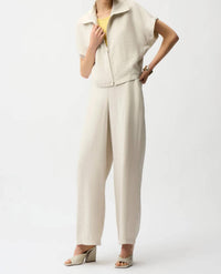 Joseph Ribkoff - Woven Front Zip Boxy Jacket