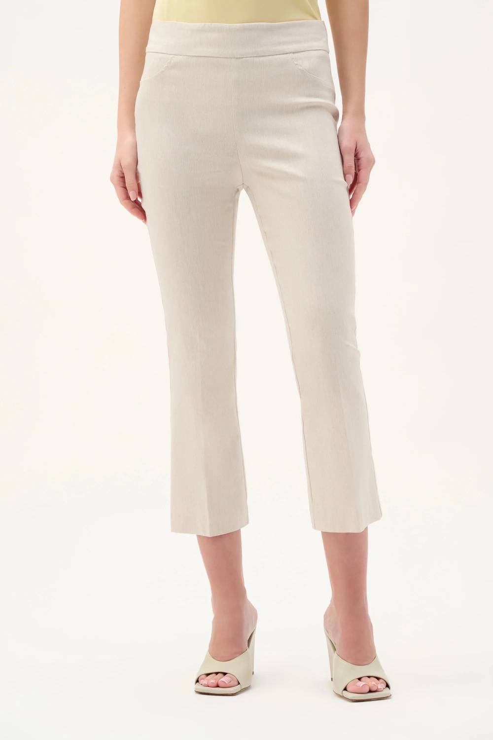 Joseph Ribkoff - Woven Pull-on Cropped Flare Pants