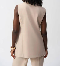 Joseph Ribkoff - Woven Twill Fitted Vest