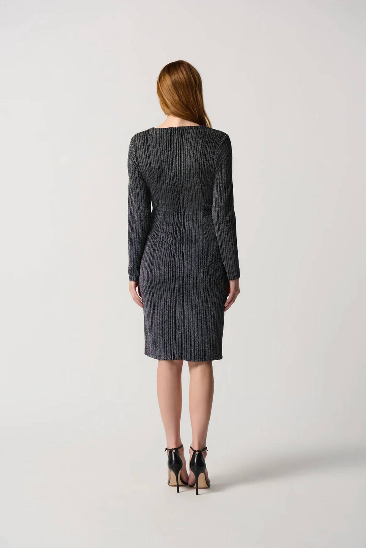 Joseph Ribkoff - WRAP DRESS WITH STRIPE PRINT