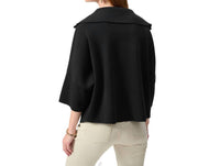 Joseph Ribkoff - Zip Collar Sweater Top