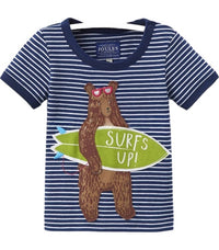 Joules - Kids Bear Applique Tee