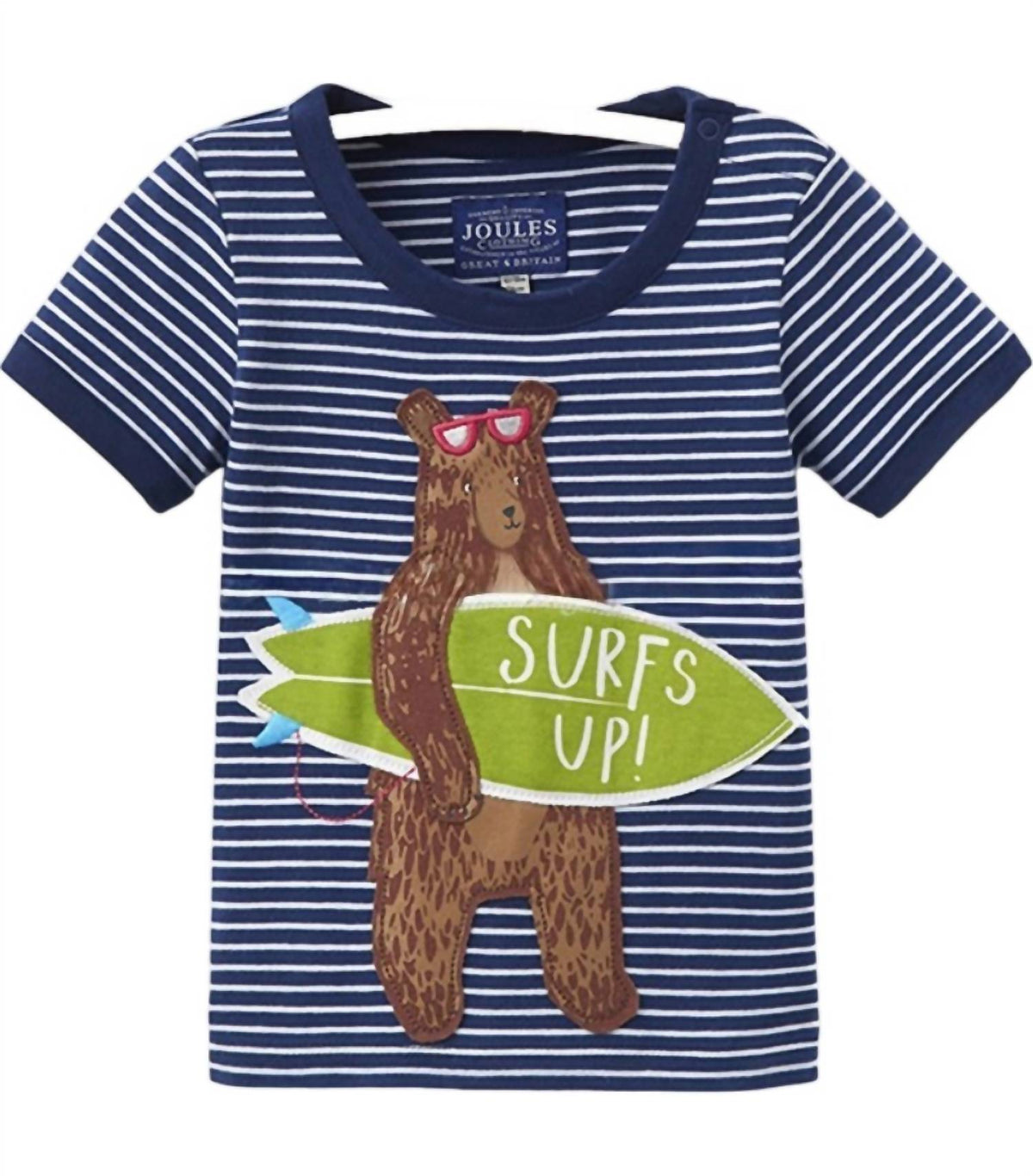 Joules - Kids Bear Applique Tee