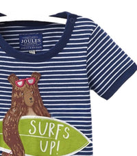Joules - Kids Bear Applique Tee